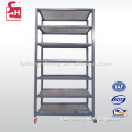 7 layers warehouse sliding trolley